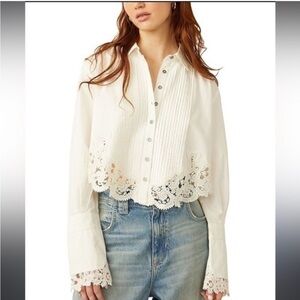 Free people hooked on you shirt